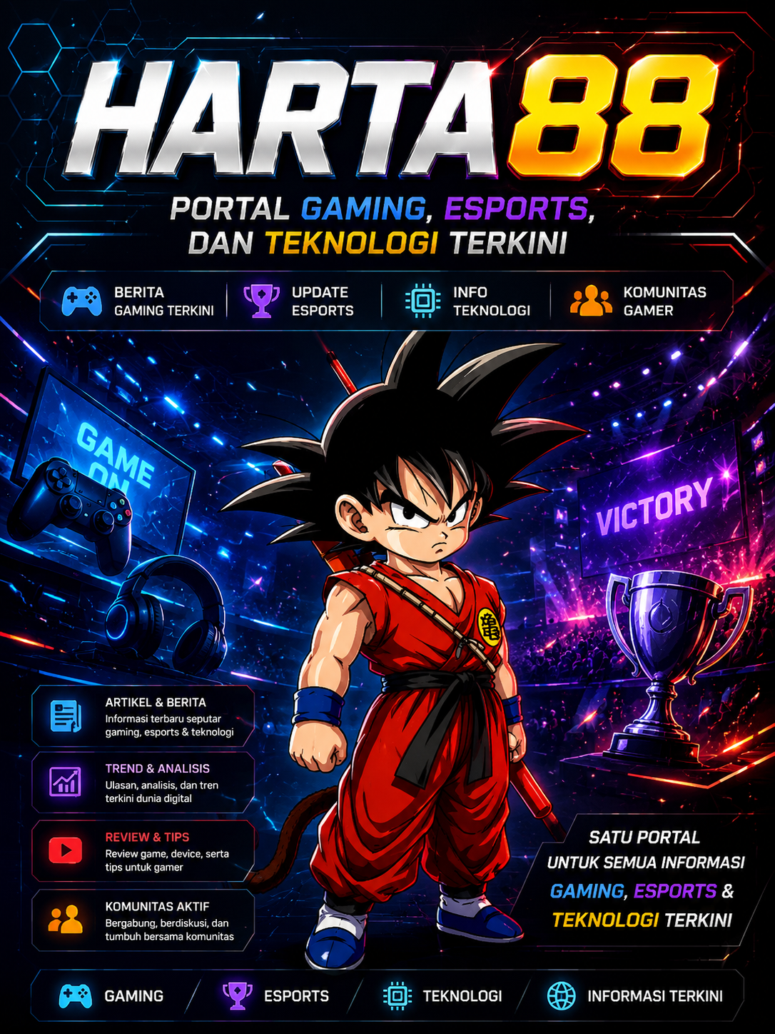 HARTA88 | Portal Gaming, Esports, dan Teknologi Terkini by Hey siriusly